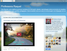 Tablet Screenshot of professoraraquel29.blogspot.com