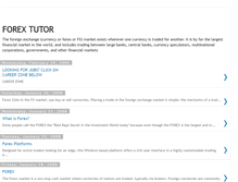 Tablet Screenshot of forexgist.blogspot.com