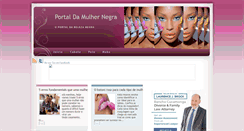 Desktop Screenshot of portaldamulhernegra.blogspot.com