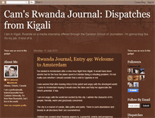 Tablet Screenshot of dispatchesfromkigali.blogspot.com