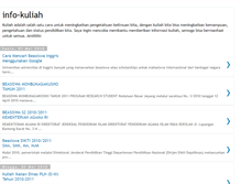 Tablet Screenshot of infokuliah-info-kuliah.blogspot.com