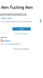 Mobile Screenshot of men-fucking-men2.blogspot.com
