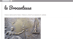 Desktop Screenshot of labrocanteuse.blogspot.com