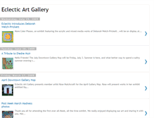 Tablet Screenshot of eclecticartgallery.blogspot.com