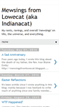 Mobile Screenshot of mewsingsfromlowecat.blogspot.com