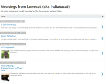 Tablet Screenshot of mewsingsfromlowecat.blogspot.com