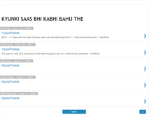 Tablet Screenshot of kyunkisaasbhikabhibahuthe.blogspot.com