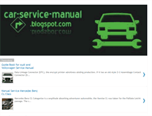 Tablet Screenshot of car-service-manual.blogspot.com
