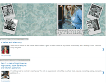 Tablet Screenshot of inallcyriousness.blogspot.com