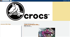 Desktop Screenshot of dunia-crocs.blogspot.com
