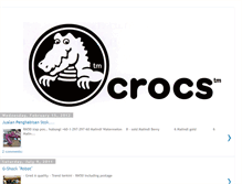 Tablet Screenshot of dunia-crocs.blogspot.com