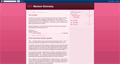 Desktop Screenshot of marleengolonsky.blogspot.com
