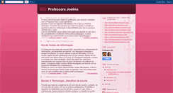 Desktop Screenshot of professorajoelma.blogspot.com