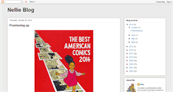 Desktop Screenshot of nellieblogs.blogspot.com