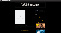 Desktop Screenshot of mynameisjackbauer.blogspot.com