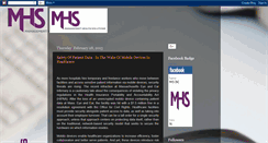 Desktop Screenshot of mhsinc.blogspot.com