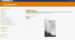 Desktop Screenshot of portfoliotim.blogspot.com