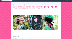 Desktop Screenshot of lacoutureamore.blogspot.com