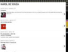 Tablet Screenshot of karoldesouza.blogspot.com