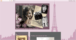 Desktop Screenshot of fleurette-lavieenrose.blogspot.com