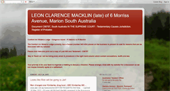 Desktop Screenshot of leonclarencemacklin.blogspot.com