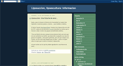 Desktop Screenshot of liposuccion-info.blogspot.com