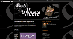 Desktop Screenshot of novela-lanueve.blogspot.com