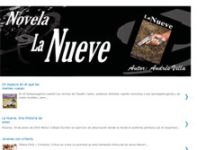 Tablet Screenshot of novela-lanueve.blogspot.com