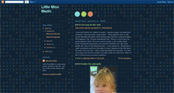 Desktop Screenshot of littlemissmedicsplace.blogspot.com