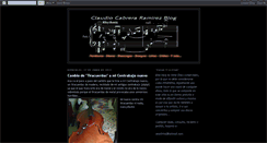 Desktop Screenshot of cabreraclaudio.blogspot.com