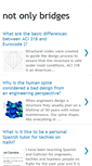 Mobile Screenshot of notonlybridges.blogspot.com