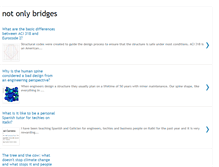 Tablet Screenshot of notonlybridges.blogspot.com