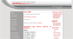 Desktop Screenshot of lacarlotafutbolbase.blogspot.com