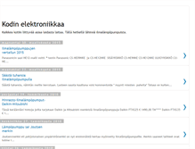 Tablet Screenshot of kodinelektroniikkaa.blogspot.com