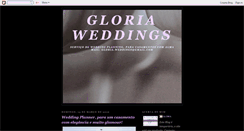 Desktop Screenshot of gloriaweddings.blogspot.com