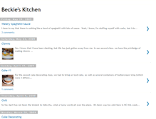 Tablet Screenshot of beckieskitchen.blogspot.com