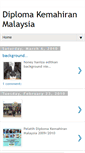 Mobile Screenshot of diplomakemahiranmalaysia-fadzrull.blogspot.com