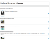 Tablet Screenshot of diplomakemahiranmalaysia-fadzrull.blogspot.com