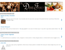 Tablet Screenshot of davis-family-recipes.blogspot.com