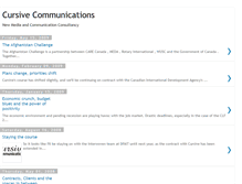 Tablet Screenshot of cursivecommunications.blogspot.com
