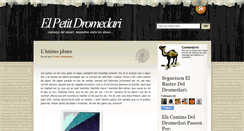 Desktop Screenshot of elpetitdromedari.blogspot.com