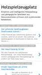Mobile Screenshot of holzspielzeugplatz.blogspot.com