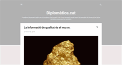 Desktop Screenshot of diplomaticapuntcat.blogspot.com