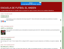 Tablet Screenshot of escueladefutbolelanden.blogspot.com