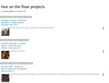 Tablet Screenshot of fouronthefloorprojects.blogspot.com