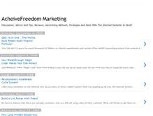 Tablet Screenshot of acheivingfreedom.blogspot.com