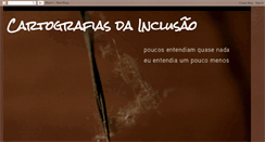 Desktop Screenshot of cartografiasdainclusao.blogspot.com