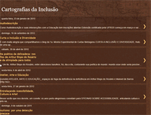 Tablet Screenshot of cartografiasdainclusao.blogspot.com