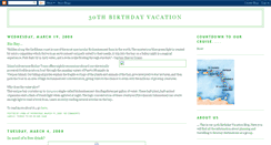 Desktop Screenshot of 30thbirthdayvacation.blogspot.com