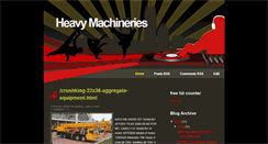 Desktop Screenshot of heavymachineriesbyzaidi.blogspot.com